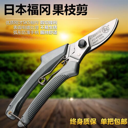 园艺剪刀植物果树修枝剪刀园林修花剪子果实剪花家用树枝修枝剪刀