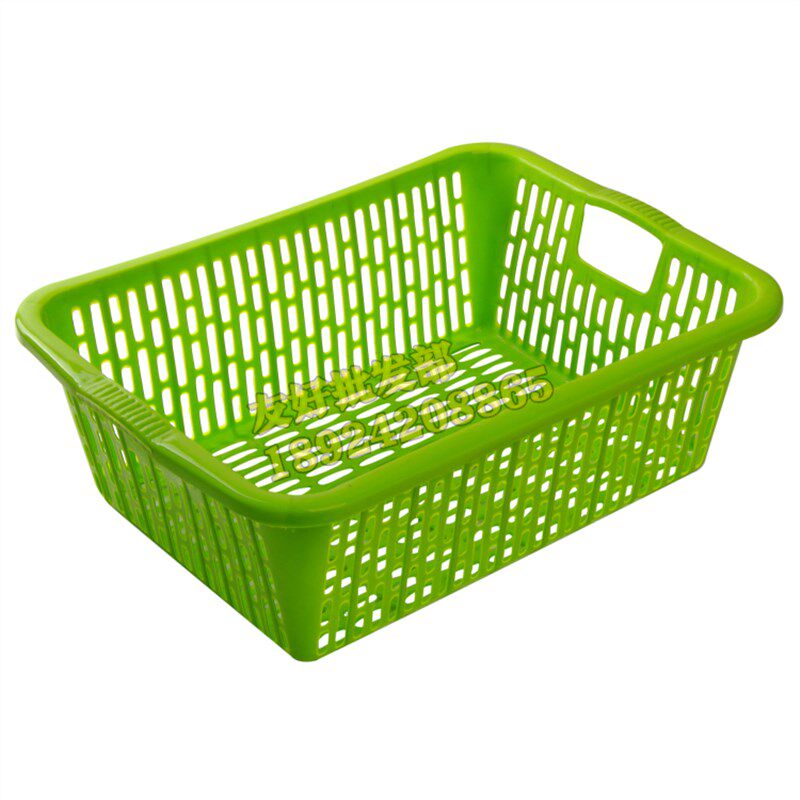 方形塑料洗菜篮加厚方筛周转收纳篮塑料O篮子酒店厨房洗菜筐