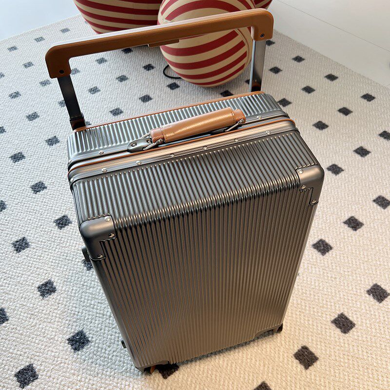 高端铝框行李箱女20寸登机箱宽拉杆结实耐用静音万向轮Y24寸旅行