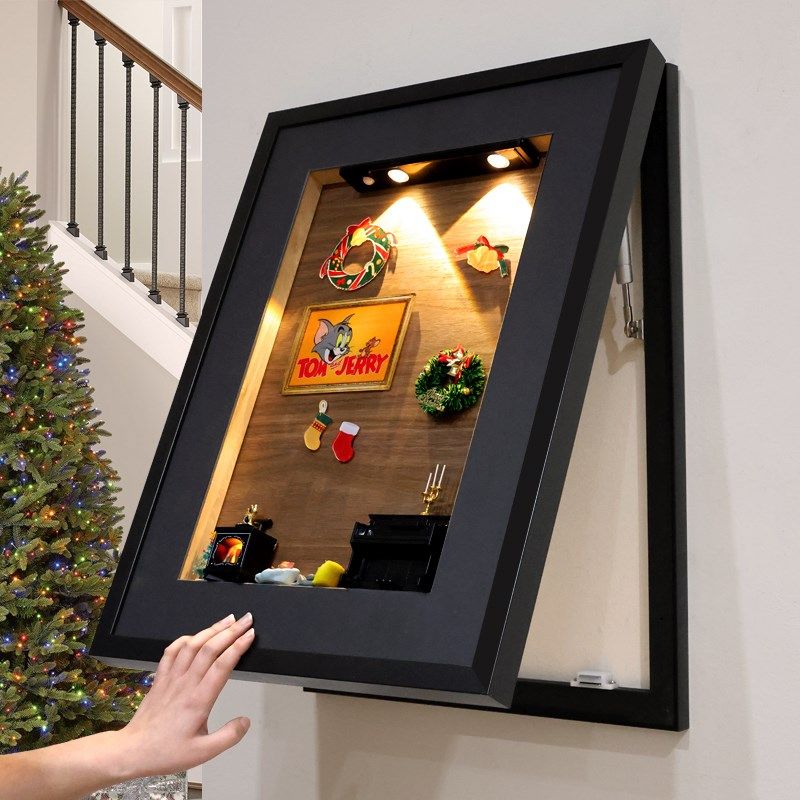 2025新款竖版电表箱装饰画立体磁吸壁画Tom jerry配电箱遮挡挂画,家居饰品,电表箱装饰画,淘宝优惠券,粉丝福利购,淘宝优惠卷