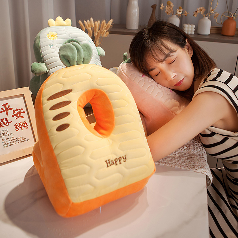 冰丝乳胶午睡枕小学生教室午休专用趴桌上睡觉抱枕办公室午睡趴枕
