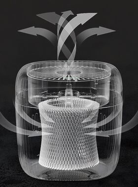 亚都雾加湿器母婴轻音上加水过净化冷蒸发