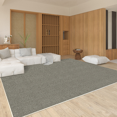 灰色地毯高级感客厅易打理卧室in风圈绒侘寂耐脏地垫大面积全铺