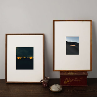 洗照片做成相框定制实木画框订制装裱婚纱照挂墙照片打印裱画