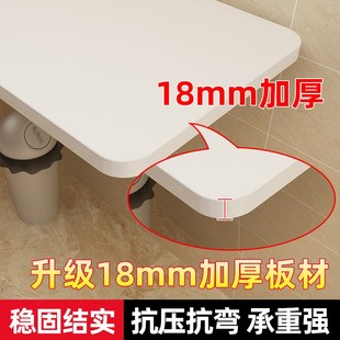 小户型电脑桌餐桌子 壁挂靠墙折叠桌书桌学生家用写字桌墙上壁挂式