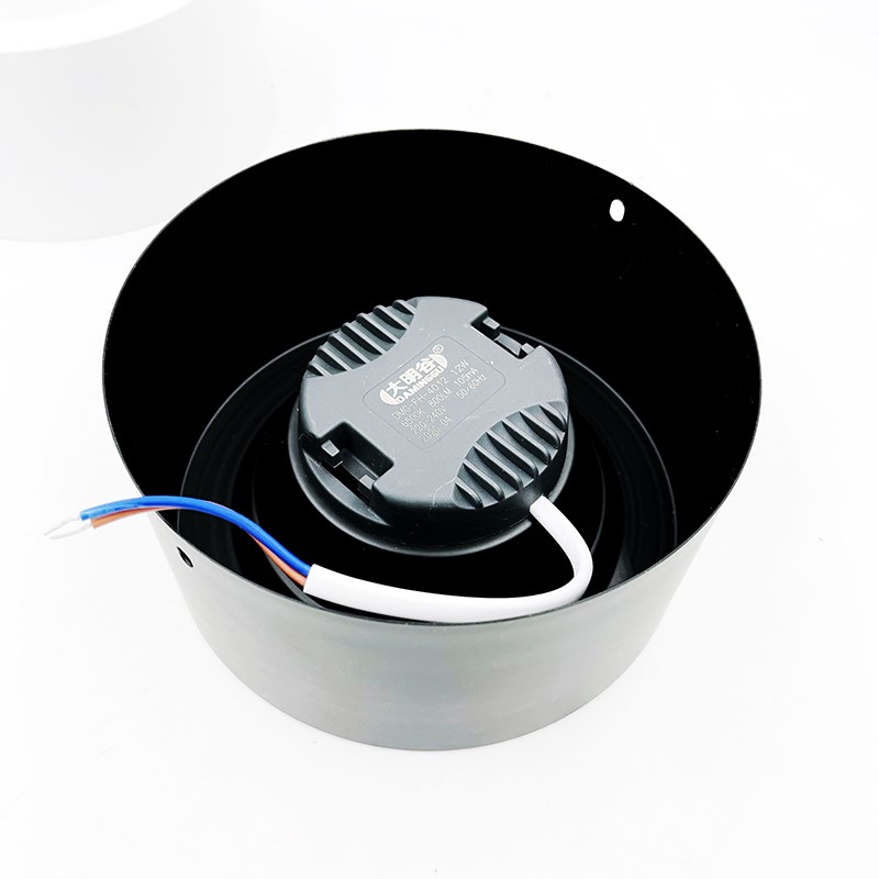 高亮明装筒灯led吸顶式天花灯免打孔圆形走廊过道玄关灯9w12w18