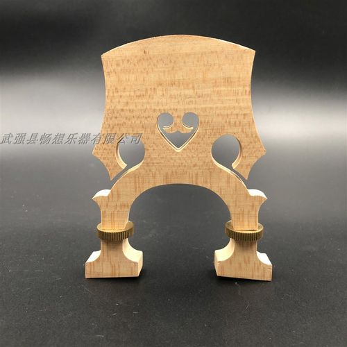 一个高质量可调节的大提琴琴码,琴桥