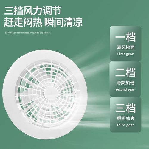 E27螺口家用无极调光静音小型吊扇灯三挡风力餐厅卧室照明风扇灯