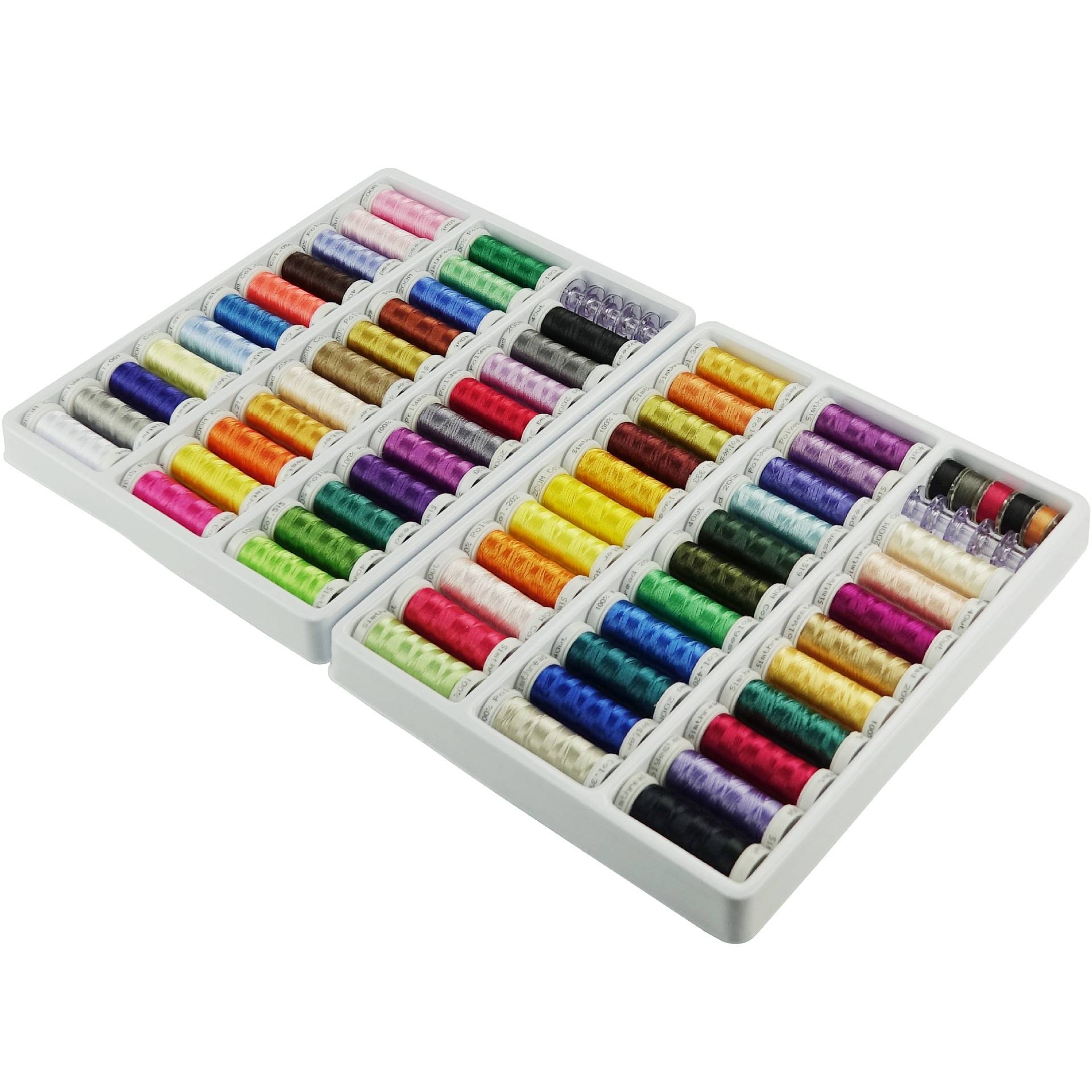 涤纶绣花线 300米小轴 63色/套Brother色家用绣花机专用