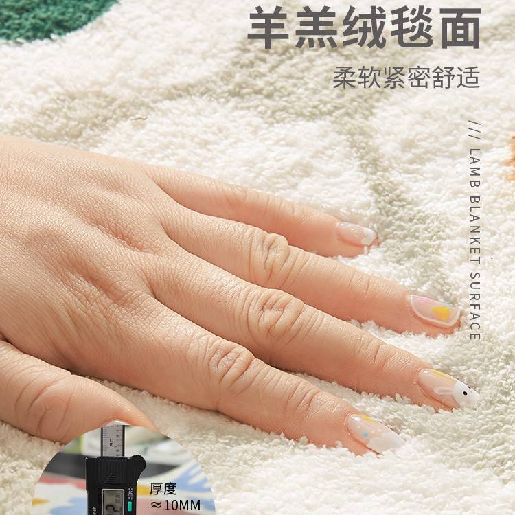 2025新儿童房地毯阅读区婴儿爬行垫加厚可擦洗客厅卧室床边毯防滑