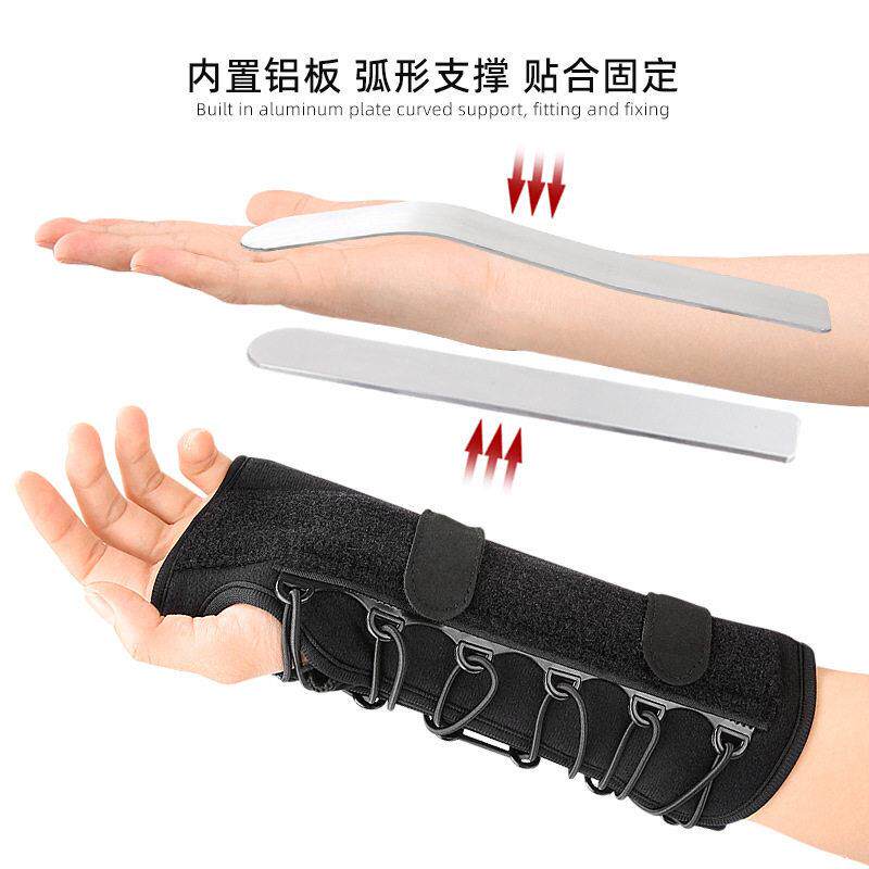 腕部固定带自带拉绳松紧自调稳固支撑缠绕加压腕部贴合加长支具