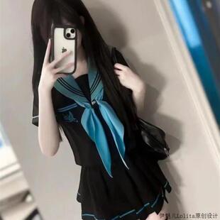 2025年夏季新款原创日系幼萌系jk制服短水手服套装可爱软妹学生