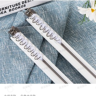 侧装 静音轨道优质加厚铝合金高强度窗帘滑轨直轨单轨双轨顶装