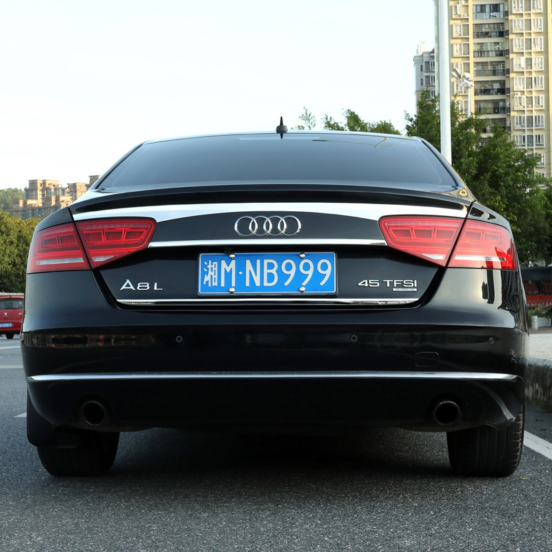 适用11-17款D4老款奥迪A8L改装车身饰条前窗车顶尾门亮银装饰亮条