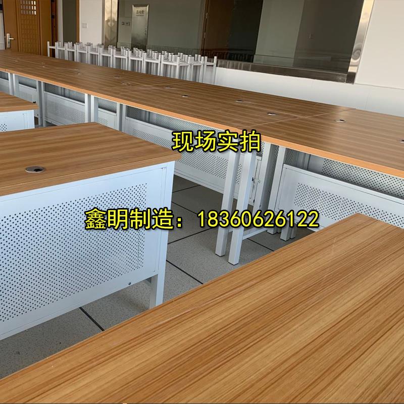 学校电脑桌微机室机房双人培训班桌辅导班课桌教师办公桌台式座椅