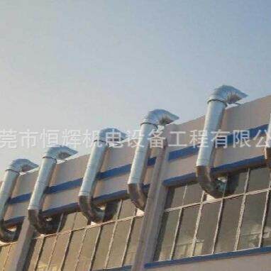 送鲜风风管厨房排烟风管不锈钢排烟罩