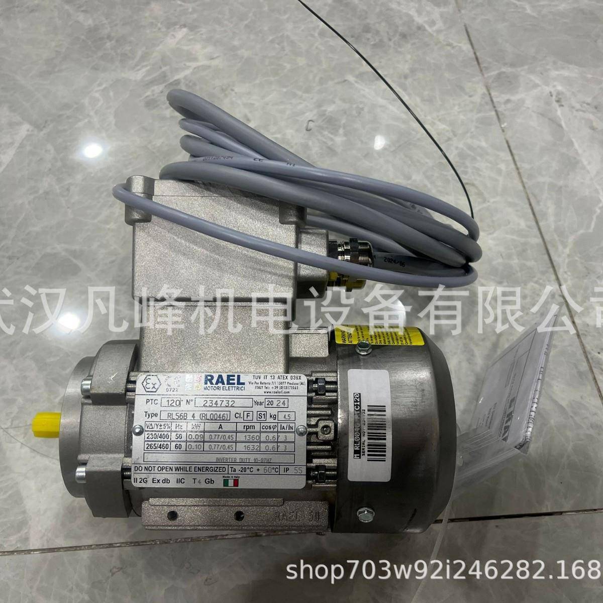 优势供应意大利原装进口RAEL防爆电机L80B2(RL1067-1)等