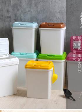 家用米桶大容量50斤防虫防潮密封米箱面桶五谷杂粮收纳80斤40斤
