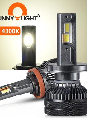 K5CK6C汽车LED大灯大功率65W超亮4300K暖白H4H7汽车改装LED车灯