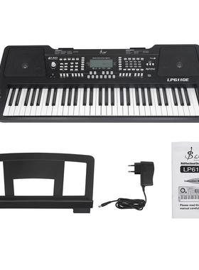 SLADE多功能61键电子钢琴智能电子琴成人儿童初学键盘数码电钢琴