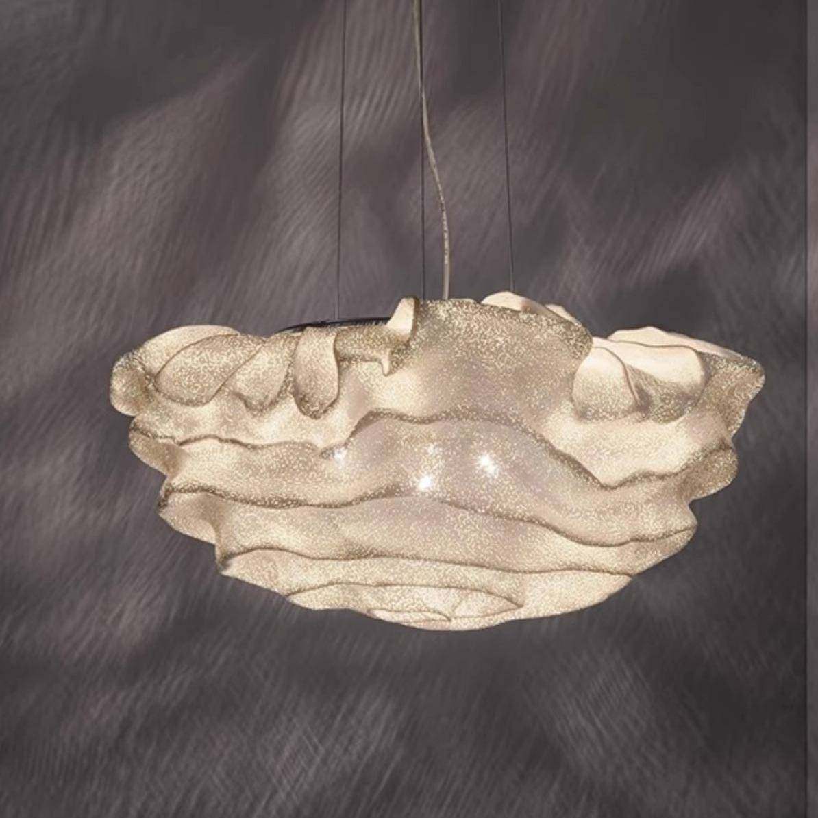 西班牙现代简约客厅设计师风格餐厅灯热卖创意灯具云朵艺术吊灯