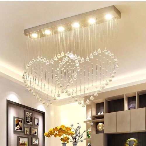 网红餐厅吊灯现代简约艺术饭厅餐桌水晶灯吧台前台卧室婚庆灯具