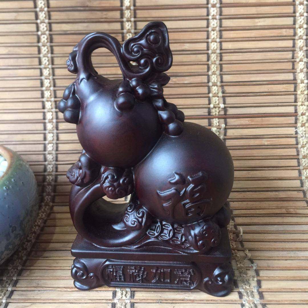 黑檀实木雕刻福禄如意葫芦摆件客厅家居办公室装饰玄关工艺品摆件,畜牧/养殖物资,畜牧/养殖器械,淘宝优惠券,粉丝福利购,淘宝优惠卷