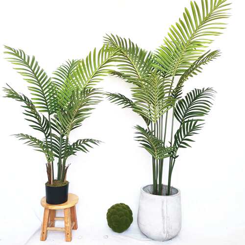直销仿真植物散尾葵盆景落地摆件北欧假绿植盆栽室内客厅装饰