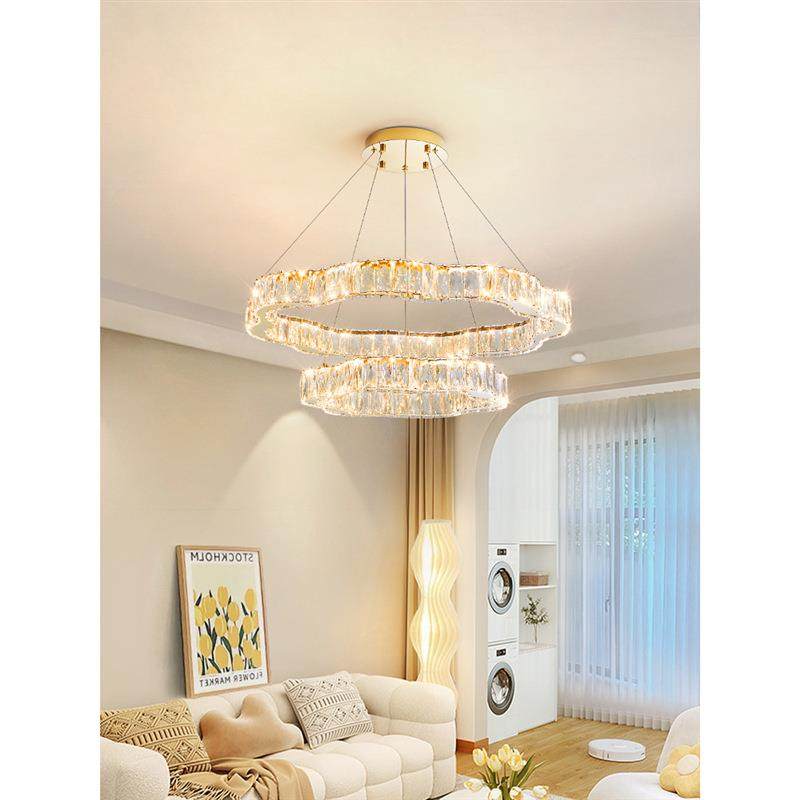 客厅轻奢水晶吊灯大厅主灯2024新款简约现代创意双层花形餐厅灯具,自行车/骑行装备/零配件,更多零件/配件,淘宝优惠券,粉丝福利购,淘宝优惠卷