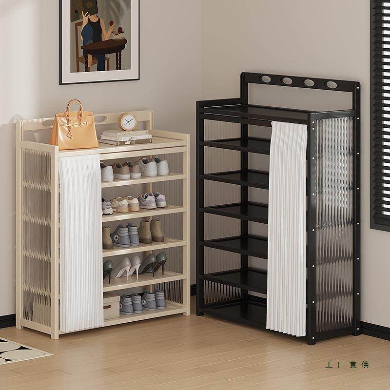 鞋柜家用门口多层入户进门出租房用鞋架小窄防尘简易收纳一体靠墙