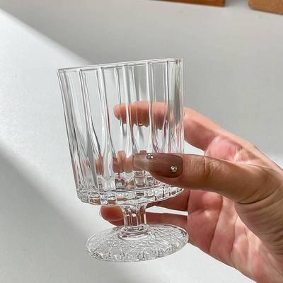 热红酒杯ins鸡尾酒杯女高脚杯高颜值微醺小酒杯果汁饮料玻璃杯子