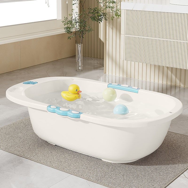 婴儿洗澡盆大号浴盆浴桶坐躺小孩家用宝宝不可折叠新生幼儿童用品