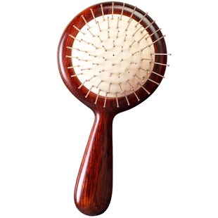 钢针气垫气囊木梳子便携迷你小号按摩梳女士专用长发绿檀女生礼物