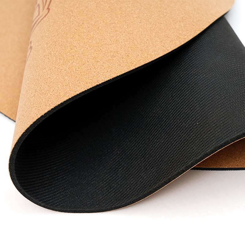 软木天然橡胶冥想垫禅修龙年生肖打坐垫圆形平板倒立支撑瑜伽垫子