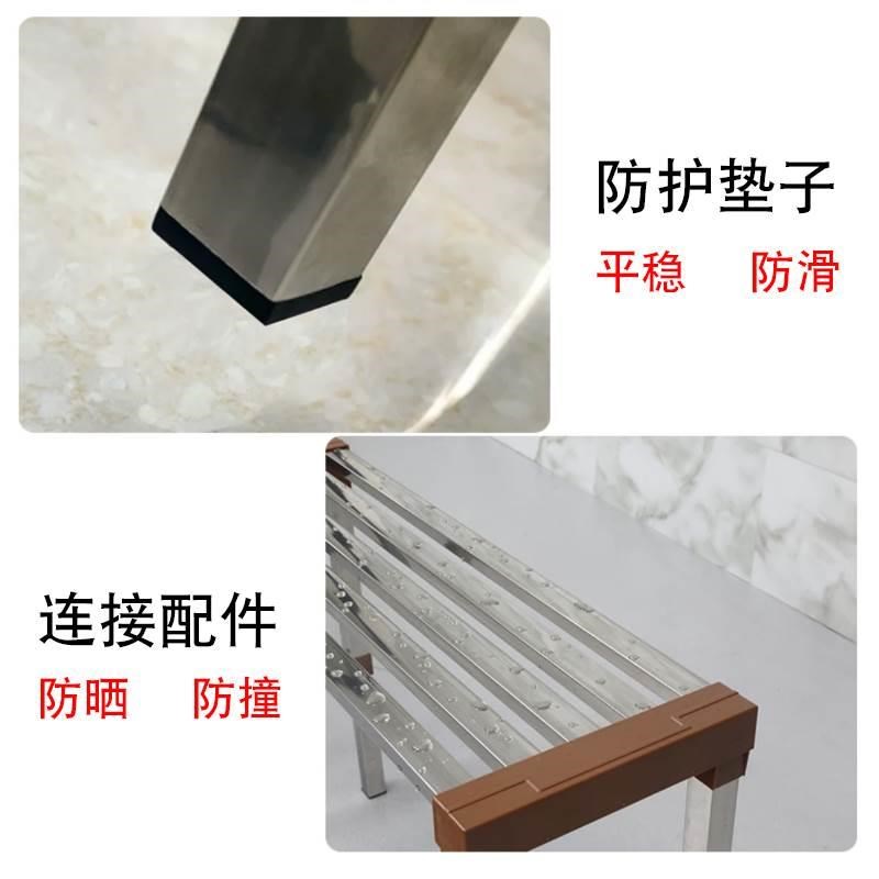 不锈钢花架子单层室内户外客厅阳台移动多层阶梯式花盆置物架定制