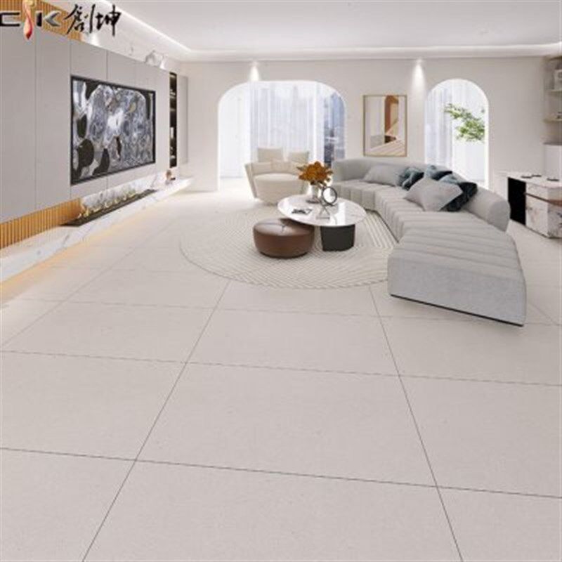 地板砖600x1200 客厅素色仿微水泥瓷砖灰色哑光卫生间 侘寂风地砖