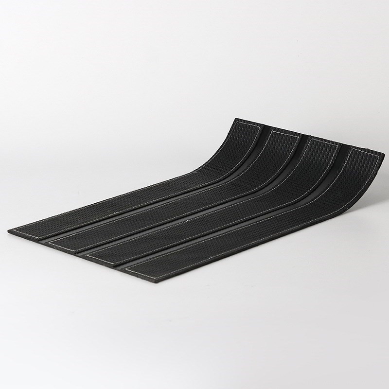 意式极简软装皮革翘边金属托盘展示板样板房衣帽间卧室饰品摆件盘