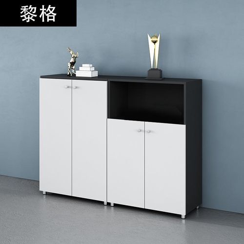 定制办公室文件柜木质矮柜带锁储物柜组合柜资料抽屉柜隔断柜书柜