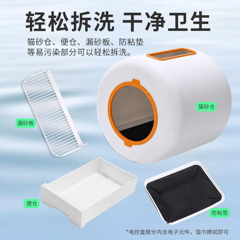 全自动猫砂盆智能猫厕所电动铲屎封闭防臭防外溅大空间超大铲屎机
