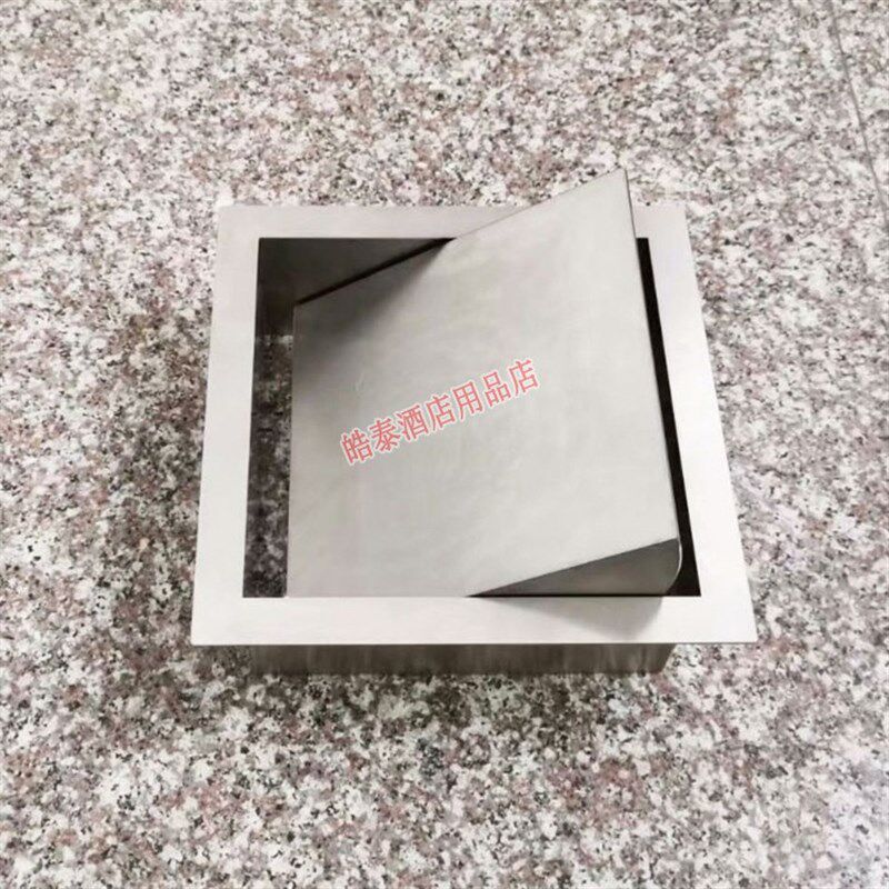 台面嵌入式垃圾桶盖子不锈钢圆形摇盖台下暗藏垃圾桶投递口镂空盖