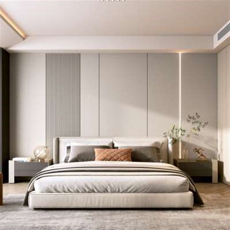 新款硬包背景墙现代护墙板客厅电视背景墙床头卧室沙发定制软包背