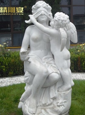 定制石雕人物雕像户外大型亲情母爱雕塑城市园林景观汉白玉雕塑像