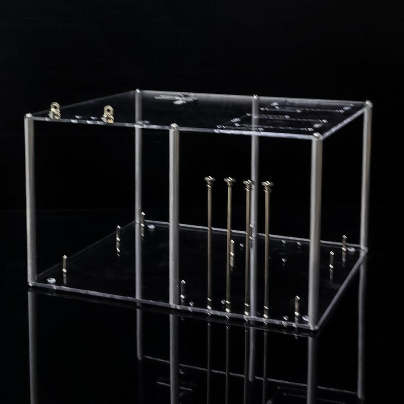 台式电脑机箱主板支架裸装机箱迷你ITX小机箱亚克力透明ATX主机盒