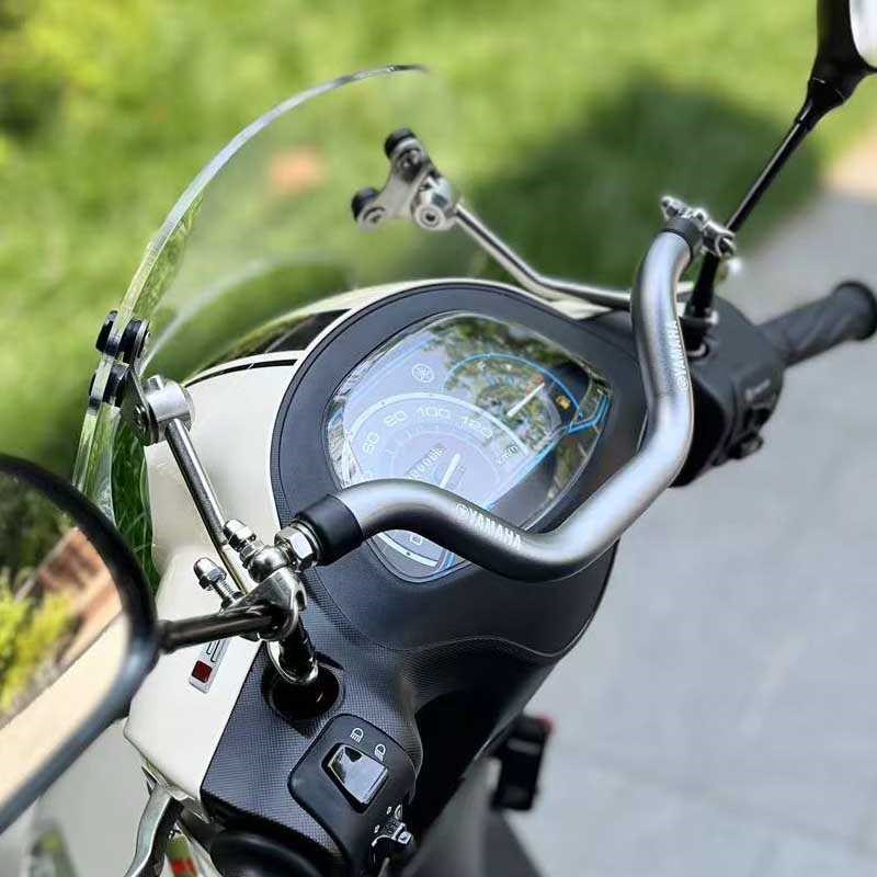 适用于巧格125改装挡风玻璃 风挡老款巧格i125前风挡板