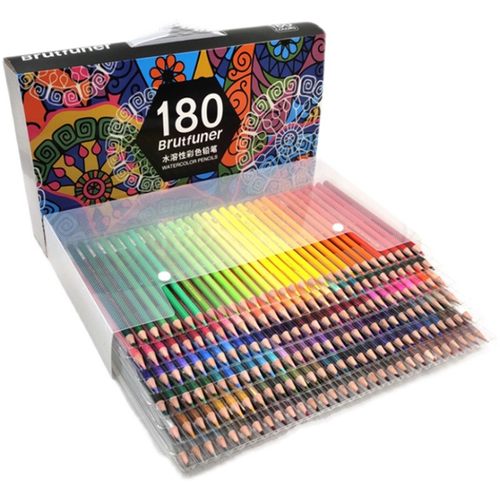 本范儿彩铅Brutfuner48色水溶性彩色铅笔120色72色油性填色绘画笔
