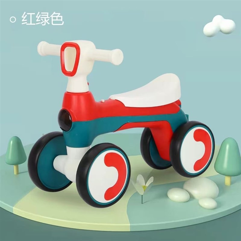 儿童平衡车四轮滑行m车1~4宝宝学步车宝宝溜溜车儿童扭扭车玩具车