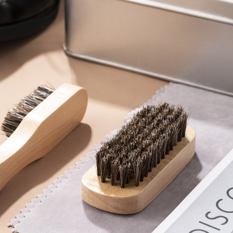 鞋刷套装擦鞋工具无色黑色保养皮鞋油擦鞋神器皮鞋护理套装