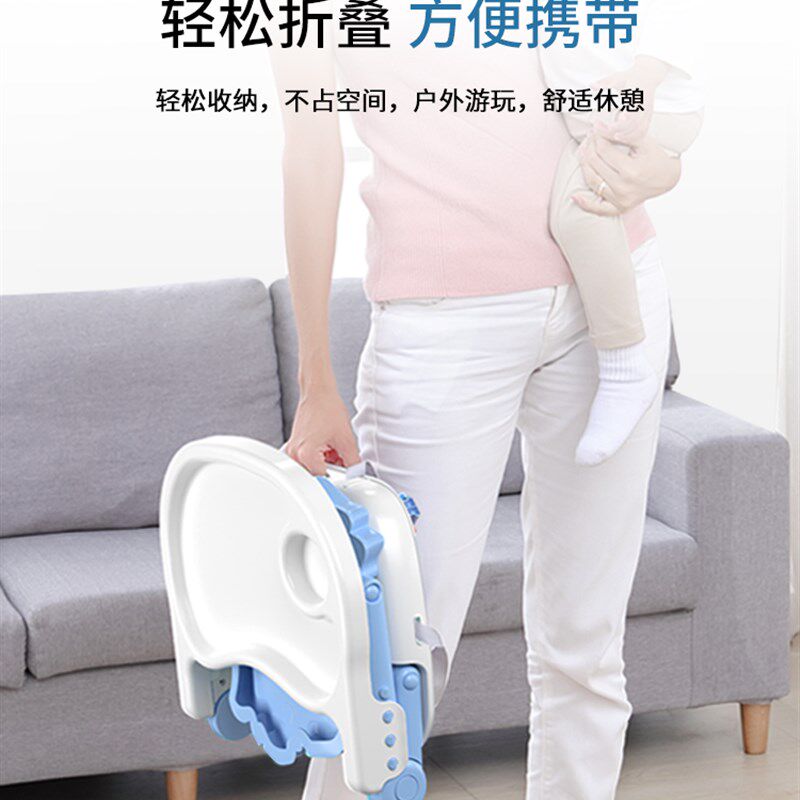 宝宝餐椅便携式儿童外出可折叠多功能椅吃饭座椅矮脚饭桌bb凳家用