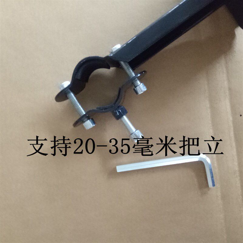 电动折叠自行车车筐把立杆管锁扣快拆铝合金车篮子帆布车娄前车筐