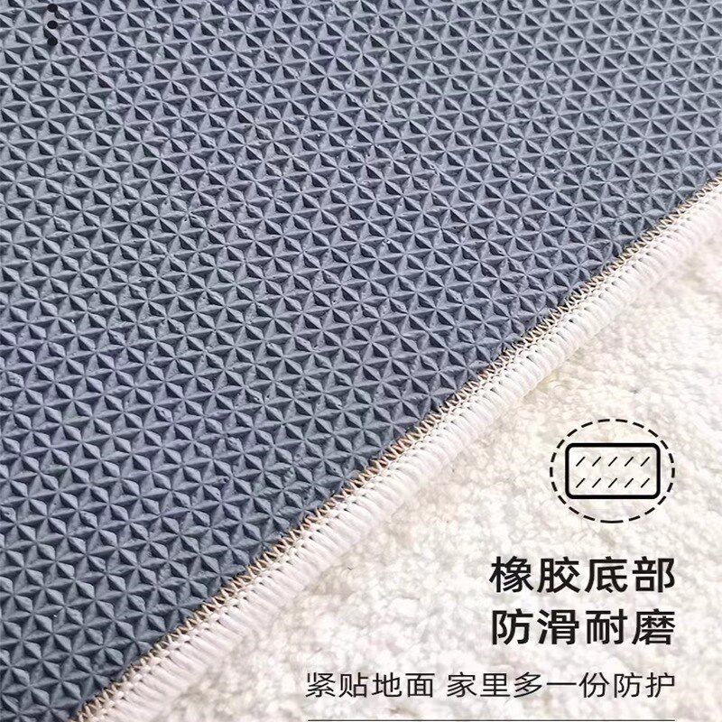地毯卧室客厅床边2025新款小清新房间布置地垫床边毯免洗可擦脚垫